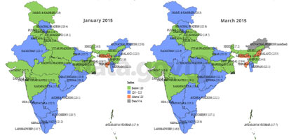 Banner of State Level Consumer Price Index (CPI) – January 2015 to March 2015