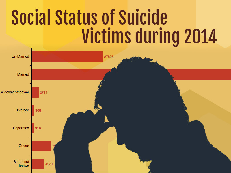 Banner of Social Status of Suicide Victims during 2014