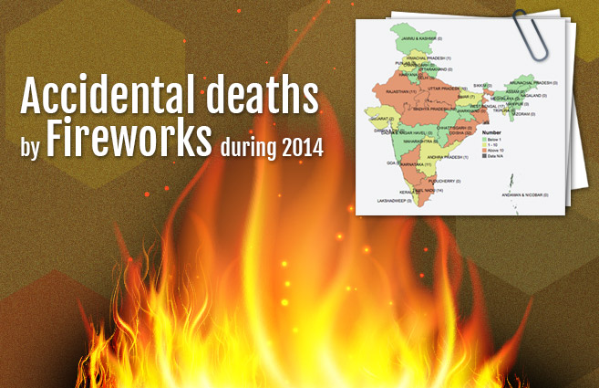 Banner of Accidental deaths by Fireworks during 2014