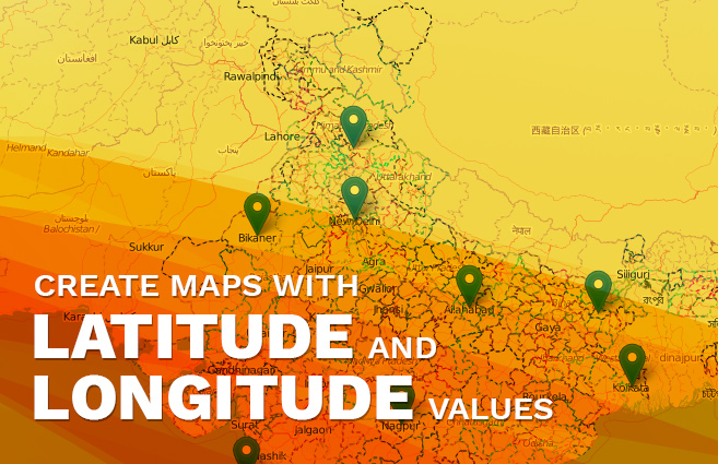 Banner of Create Maps with Latitude and Longitude Values