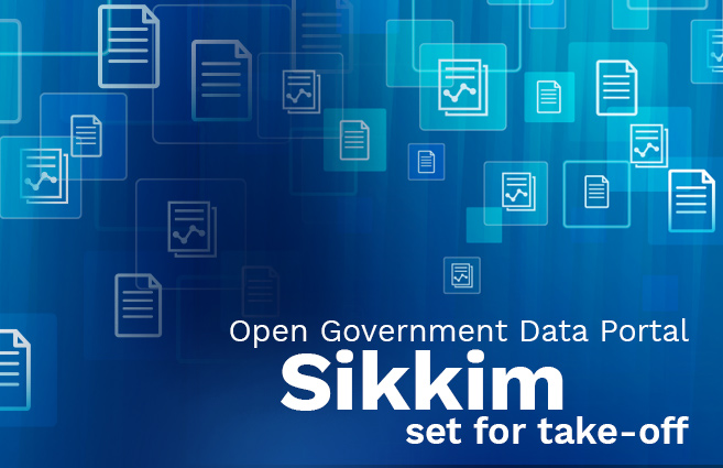Banner of Open Government Data Portal Sikkim set for take-off
