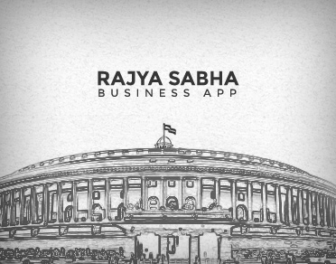 Banner of Rajya Sabha Business Application