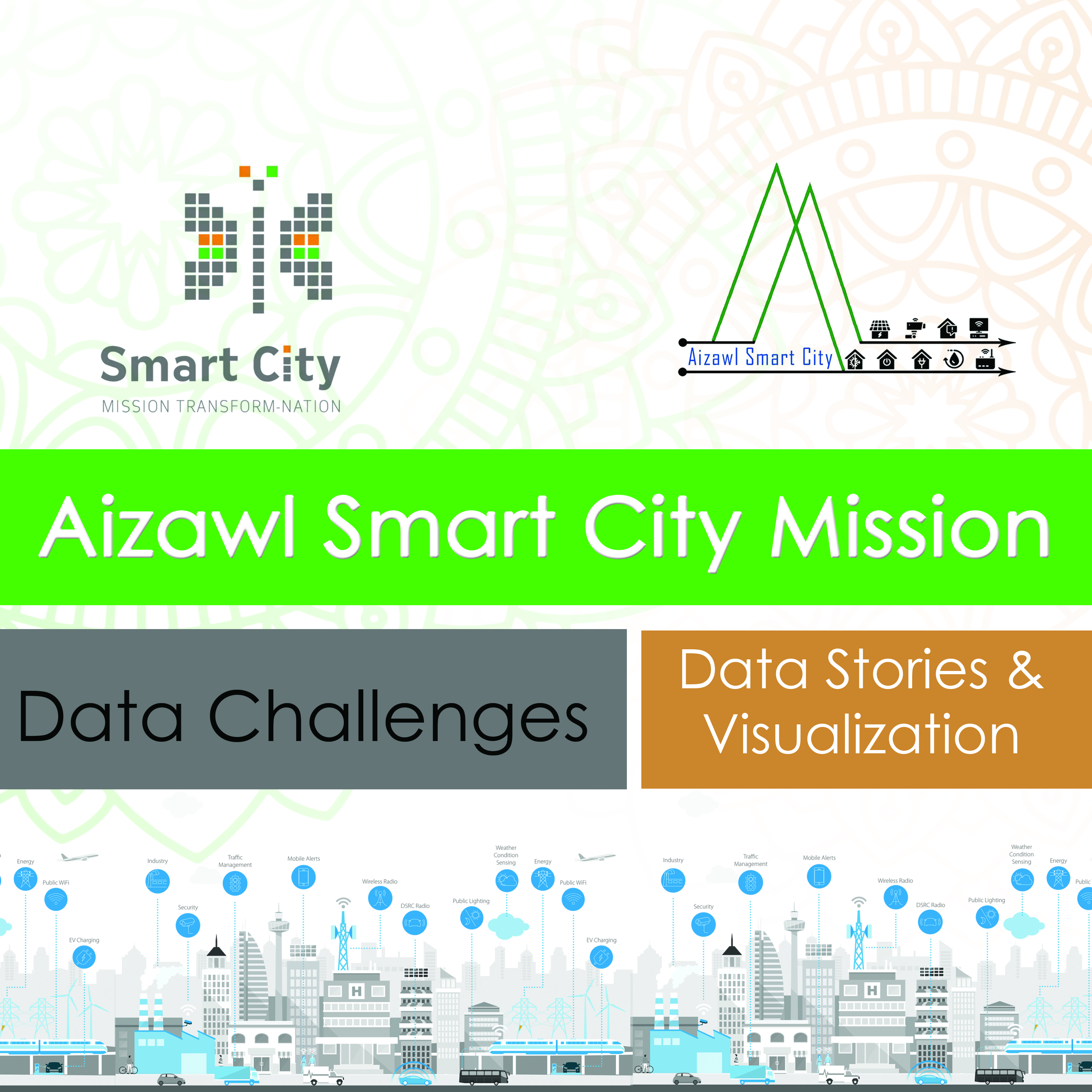 Banner of Aizawl Smart City Data Challenges-Data Stories & Visualization