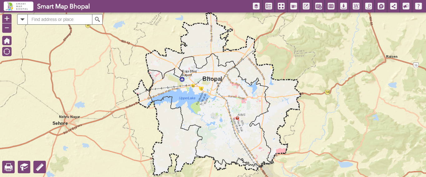 Banner of Smart Map Bhopal