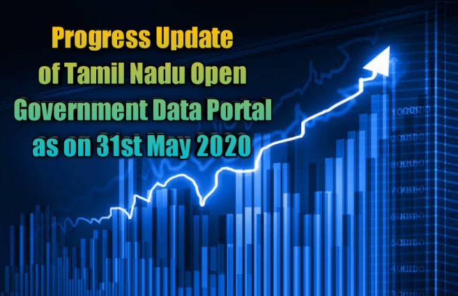 Banner of Progress Update of Tamil Nadu Open Government Data Portal as on 31st May 2020