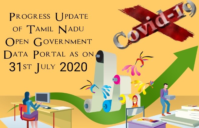 Banner of Progress Update of Tamil Nadu Open Government Data Portal as on 31st July 2020