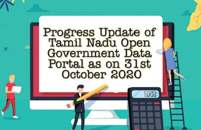 Banner of Progress Update of Tamil Nadu Open Government Data Portal as on 31st October 2020