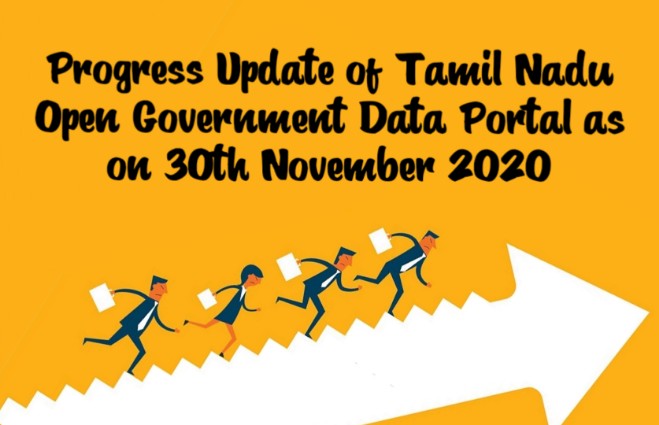 Banner of Progress Update of Tamil Nadu Open Government Data Portal as on 30th November 2020