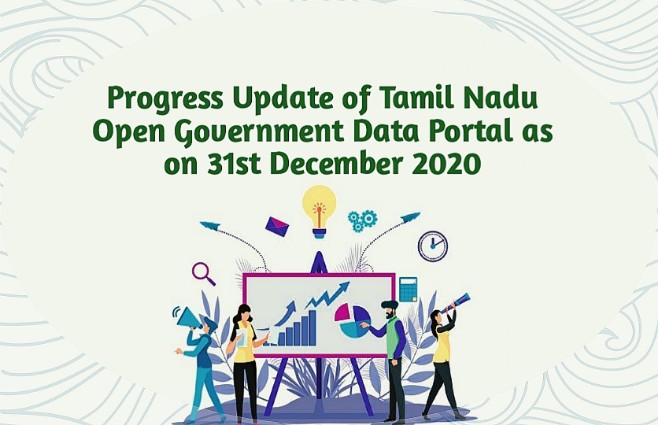 Banner of Progress Update of Tamil Nadu Open Government Data Portal as on 31st December 2020
