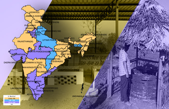 Banner of State/UT-wise Number of Villages Covered with Solid Waste Management during 2020-21 and 2021-22