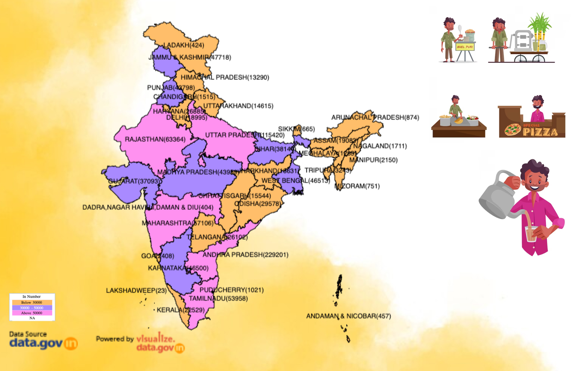 Banner of State/UT-wise Number of Guarantees Approved under Credit Guarantee Scheme for Micro and Small Enterprises (CGTMSE) during 2022-23