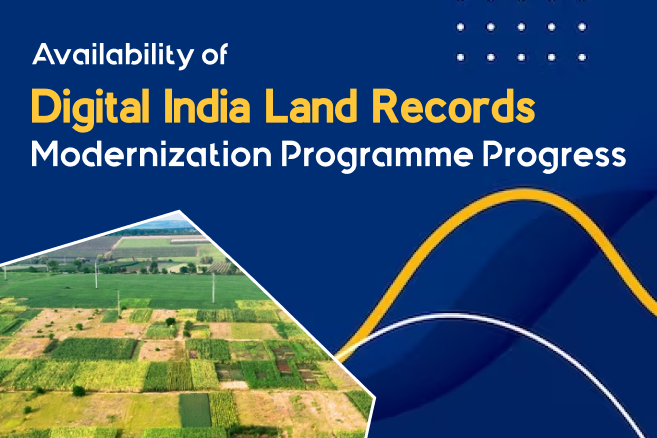 Banner of Digital India Land Records Modernization Programme Progress Data on OGD Platform