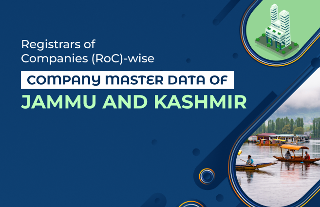 Banner of Registrars of Companies (RoC)-wise Company Master Data of Jammu and Kashmir